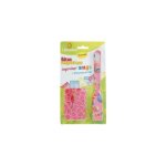Baton magnetique bingo + 100 pions de loto - coloris rose - pions ronds transparents � 174 mm - jeu loterie ...