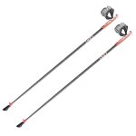 Btons de randonne - leki - flash carbon - 110 cm - moins de 170g - systme trigger shark 2. 0