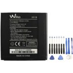 Batterie 2510 pour wiko sunset sunset 2 sunny 2 goa u feel sunny + kit outils 13 pi�ces
