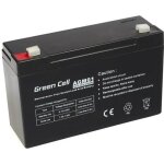 Batterie agm vrla - greencell - 6v - 12ah - noir