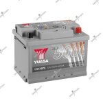 Batterie auto voiture ybx5075 12v 60ah 620a yuasa silver haute performance