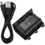 Batterie rechargeable 1200 mah + c�ble usb pour manette xbox one / one s / one x ? play & charge ? stra�e ...