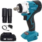 Batterie cl  chocs de remplacement pour makita sans fil dtw300z moteur brushless 420nm avec 2 prises ...