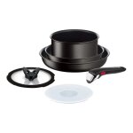Batterie de cuisine 6 pi�ces ingenio ih hard titanium unlimited tefal - tous feux + induction - l3899192 ...
