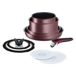 Batterie de cuisine 9 pi�ces ingenio ih brown unlimited tefal - tous feux + induction - l3859192