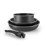 Batterie de cuisine en aluminium 4pcs avec poigne amovible flex4 de la marque kitchencook
