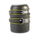 Batterie de cuisine compacte et plus r�sistante avec sac de rangement ensemble de casseroles en alliage ...