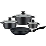 Batterie de cuisine - tous feux dont induction - gsw - gourmet granit - fonte daluminium massive - 7 ...