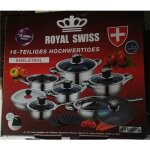 Batterie de cuisine inox 16 pcs royal swiss Batterie de cuisine inox 16 pcs royal swiss