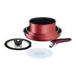 Batterie de cuisine - tefal - ingenio ih red unlimited - anti - adh�sif - tous feux dont induction - ...