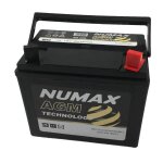 Batterie de dmarrage numax motoculture u1r9 895agm 12v 32ah / 350a + droite