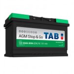 Batterie de dmarrage tab start&stop agm l4 ag80 12v 80ah 800a