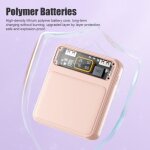 Batterie externe - mioloe - 20000mah - portable avec led - compatible iphone huawei samsung