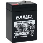 Batterie fulbat agm plomb etanche fp6 - 4. 5 (t1) 6 volts 45 amps
