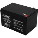 Batterie gel 12v 10ah sans entretien sans fuite rechargeable - xtreme