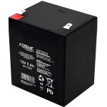 Batterie gel rechargeable 12v 5ah - xtreme - agm - sans entretien et sans fuite