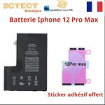 Batterie compatible iphone 12 pro max avec sticker adhesif