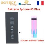 Batterie compatible iphone 6s plus avec sticker adhesif