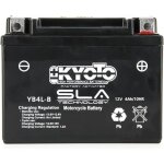 Batterie kyoto pour moto aprilia 50 rs extrema - showa 1995  1998 yb4l - b sla / 12v 4ah