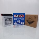 Batterie kyoto pour moto kawasaki 500 en 1990 � 1993 yb12a - a - 12v 12ah neuf