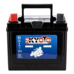 Batterie kyoto pour motoculture u1 - l / 12v 23ah sans entretien avec acide