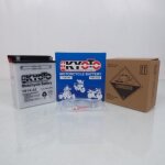 Batterie kyoto quad kymco 400 mxu irs 2x4 2008 - 2013 yb14 - a2 / 12v 14ah neuf