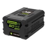 Batterie li - ion 60v 4ah pour outils greenworks - haute performance et charge rapide