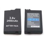 Batterie - logitech - psp 2000 - 3000 - 2400mah - noir - accessoire psp