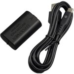 Batterie pour manette xbox - supertech - rechargeable 1400 mah - noir - usb type - c - charge & play