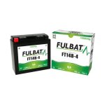 Batterie moto fulbat ft14b - 4 gel / yt14b - 4 etanche agm 12v / 12ah