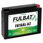 Batterie moto gel fb16al - a2 gel / yb16al - a2 fulbat sla etanche 168ah 210 amps