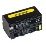 Batterie nitecore np - f750 - compatible avec les appareils sony nex - fs700 hxr - nx5n hxr - nx100 fdr ...