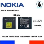 Batterie originale remplacement oem nokia bp - 6x 700mah sirocco 8800 akku accu