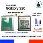 Batterie originale samsung eb - bg980aby galaxy s20 5g 4000mah sm - g980f sm - g981u + kit outils