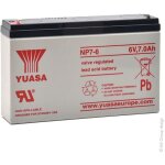 Yuasa - batterie plomb agm yuasa np7 - 6 6v 7ah f4. 8 - yuasa