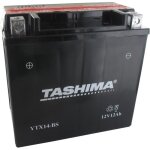 Batterie plomb tanche tashima ytx14bs 12 volts 12a sans entretien - moto