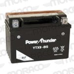 Batterie power thunder ytx9 - bs avec acide Batterie power thunder ytx9 - bs avec acide