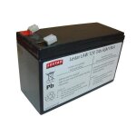Batterie rechargeable 12v - lestar - lawu - 7ah - agm vrla - plomb - noir