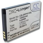 Batterie de remplacement pour tlphone portable smartphone doro primo 413 - remplace: rcb413 - technologie: ...