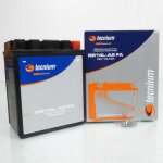 Batterie sla tecnium pour scooter peugeot 125 satelis compressor 2006  2011 yb14l - a2 / 12v 14ah neuf ...