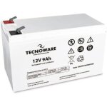 Batterie ups tecnoware - haute �tanch�it� au plomb - 12vdc 9ah