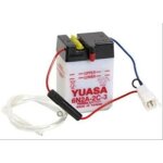 Batterie yuasa pour moto honda 70 st dax 1980 à 1989 6n2a - 2c - 3 / 6v 2ah Batterie yuasa pour moto honda 70 st dax 1980 à 1989 6n2a - 2c - 3 / 6v 2ah