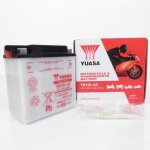 Batterie yuasa pour moto yamaha 125 xv virago 1997 � 2003 yb10l - a2 / 12v 11ah