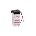 Batterie yuasa pour moto yamaha 50 fs1 e 1974 � 1976 6n4a - 4d / 6v 4ah