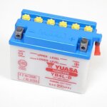Batterie yuasa pour scooter mbk 50 spirit 1996  2016 yb4l - b / 12v 4ah