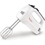 Batteur  main - moulinex - quick mix 300 w bl - 5 prslections - fonction turbo - blanc