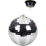 Beamz mb30m - boule  facettes 30 cm avec moteur disco ball boule discothque moteur 230v lectrique ...