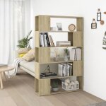 Beau - armoire � livres - s�parateur de pi�ce ch�ne sonoma 100x24x155 cm{1827}