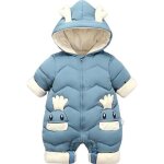B�b� combinaison de neige � capuche hiver barboteuse ensemble de v�tements 0 - 18 mois