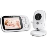 Bb moniteur 3. 2 lcd couleur babyphone vido ecoute bb video camera surveillance 2. 4 ghz bidirectionnelle ...
